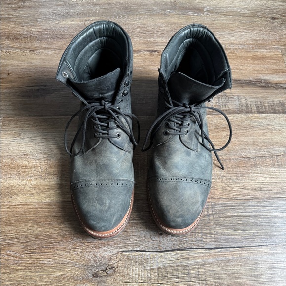 Wilcox Men’s Size 14 Oxford Style Lace Up Boots in Black - Picture 5 of 9